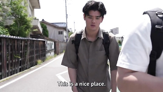 [JUR-538] (English subbed) During the company trip, I gave my wife just one towel and let her enter