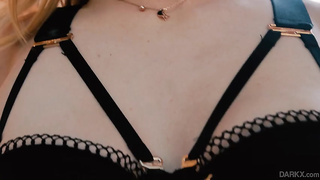 Stunning Lady On Black Cock Aiden Ashley