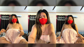 88pink Nepali Randi bhabhi white dress pussy show part  4