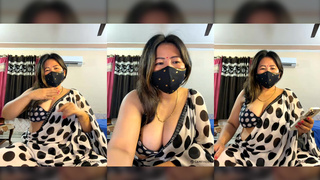 88pink white saree lush in pussy nepali Randi bhabhi part 3