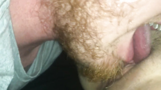 BLINDFOLDED STEP BROTHER LICK SISTER`S PUSSY