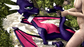 Human Pussy Fucked Female Dragon 3D HD 720p