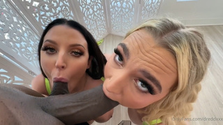 Angela And Kendra Get Horsecocked