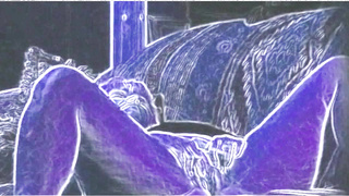 super hot deep purple cartoon video