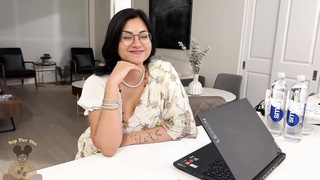 Vanessa Vain - Desi Girlfriend's Secret Desire Blowjob and Titfuck