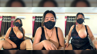 88pink black nighty juccy boobs open Pinky thapa nepali randi bhabhi part 3
