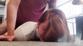 Submissive brunette gets anal (720)