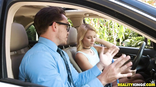 Riley fucks her drivers ed instructor
