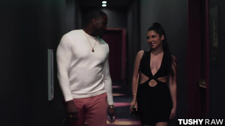 Brunette takes. A rough bbc anal