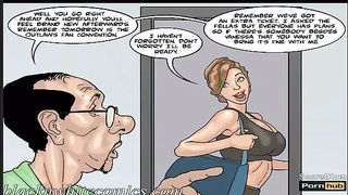 BBC poker game cartoon