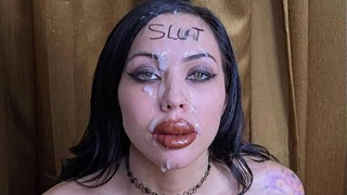 Jasmine Dark - Bimbo Throat Fucks With Huge Load