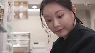 [JUR-716] “Please spoil me more than my husband…” N-cup busty wife falls to pleasure from in-store h