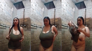 Ary Sunset gets naked in the shower