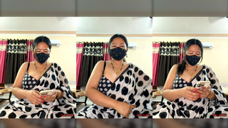 88pink white saree dirty talk pinky thapa nepali randi bhabhi