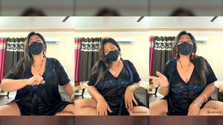 88pink pinky thapa nepali randi bhabhi black nighty sexy show