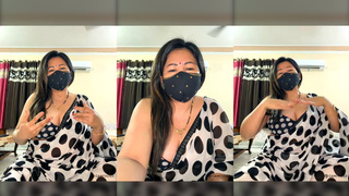 88pink white saree sexy song big boobs in bra pinky thapa nepali randi bhabhi part 2