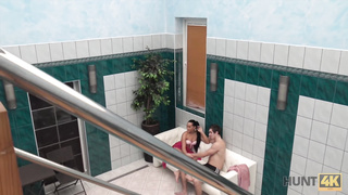 Sex Adventures In Private Swimming Pool CUCKOLD HUSBAND Watch