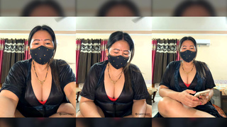 88pink dirty talk in black nighty pinky thapa nepali randi bhabhi part 2