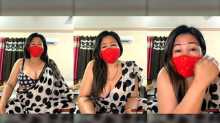 88pink sexy lips show white saree dirty talk pinky thapa nepali randi bhabhi part 8