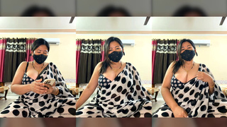 88pink afternoon white saree haryanvi song par dance pinky thapa nepali randi bhabhi part 1