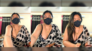 88pink pinky thapa nepali randi bhabhi dirty talk in white saree part 2