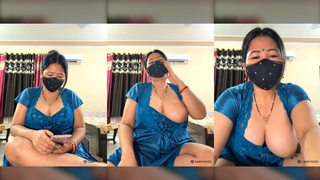 88pink night blue nighty one boobs open pinky thapa nepali randi bhabhi part 1