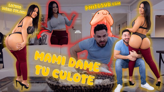 Subtitulado español, Mamá llega antes a casa y me ayuda con su culo enorme de latina