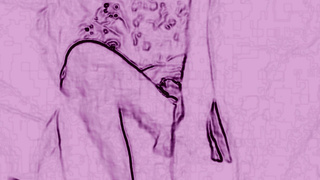 LONG CARTOON IN LIGHT PINK SCREEN