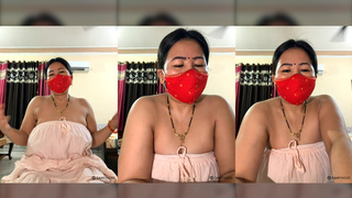 88pink stand up boobs show dance in langa dress pinky thapa nepali randi bhabhi part 7