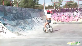 Española sexo en la pista de Skate
