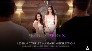 Lesbian Couple's Massage Misdirection – Hazel Moore, Hime Marie
