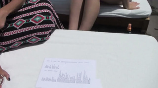 angela white ava addams big tit lesbians eating out and fingering each others pussy before tribbing