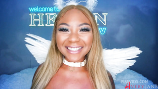 AVERY JANE ebony girl deepthroat bbc