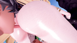 Genshin Impact Beach sex party