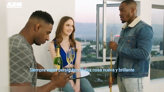 Hazel Moore - trío con el amigo (sub esp)