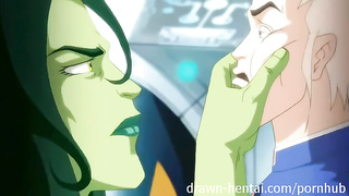 Jakarie Fulton the human torch have a date with the booty warrior She hulk