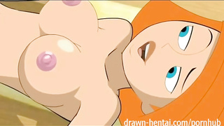 WWE jakarie Fulton toon  sex tape Kim Possible Ann