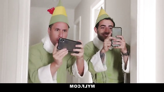 Brandi Love elf threesome