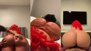 Crystal lust red hair