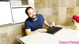 Karolyne Vastezon – Transsexual Newbie Takes a Hard Dick Up Her Ass