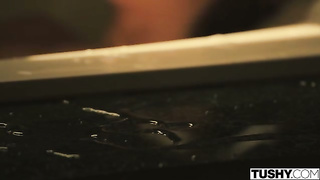 Eva Lovia and Riley Reid anal threesome