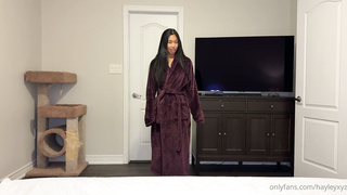 HayleyXYZ- Red Lingerie Sex