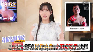 [SNOS-150] Beautiful sports caster can’t refuse the assignment of a popular fighter Brutally skewere