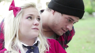 chloe foster burning hot ass to pussy at mountain