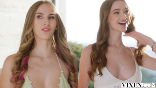 Angel Youngs, Melanie Marie - Share BF's Cock In Steamy Threesome [VIXEN]