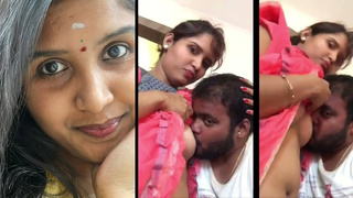 Hot South Indian college slut give milk to her bestie