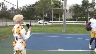 A Blonde Granny (Seka Black) Interview A Young Bbc (Louie Small) To Fuck