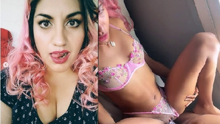 Danna Danger: Me Cogen con mi nueva Lenceria Rosa (Part 3)
