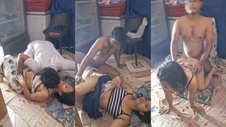 Illegal affair end up sex like a first night feel