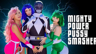 Khloe Kingsley Bianca Bangs Laney Grey - Mighty Power Pussy Bff Smashers